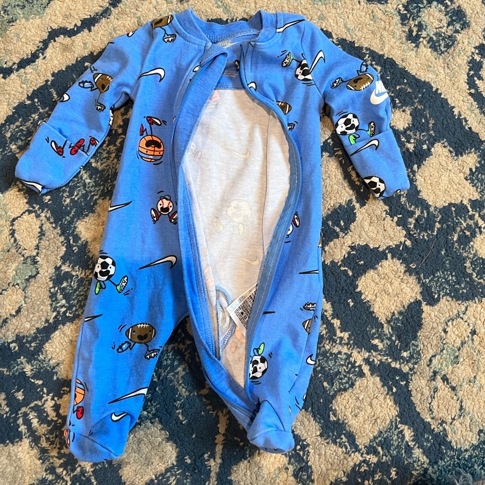 Newborn Nikes Pajamas